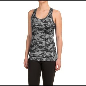 Reebok Datum Renew Printed Tank Top Mesh Racerback